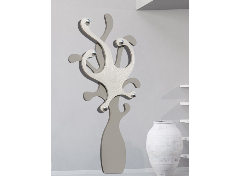 Mantelständer „Weißer Oktopus“ P2479 PINTDECOR