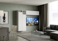 Komposition A21B L.234 H.194 T.39,2 Optionales Bücherregal H.30 €94