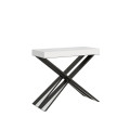 Ausziehbarer Konsolentisch 90x40/196 cm, Gestell Diago Small Premium, Anthrazit