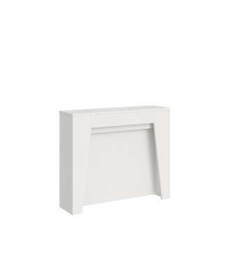 Anea Konsole – Ausziehbare Konsole 90x25/211 cm Anea Weiße Esche mit internen Verlängerungen