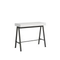 Ausziehbarer Konsolentisch 90x40/300 cm, Gestell anthrazitfarben