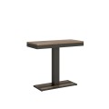 Ausziehbarer Konsolentisch Capital Evolution 90x40/300 cm mit anthrazitfarbenem Gestell