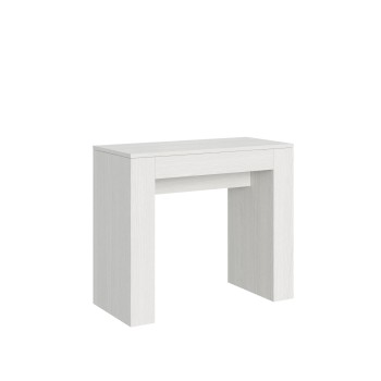 Modemkonsole – Ausziehbare Konsole 90 x 42/302 cm, Modemweiß