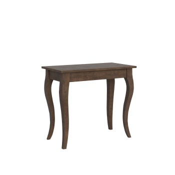 Olanda Konsolentisch – Ausziehbarer Konsolentisch 90 x 48/204 cm, Olanda Klein, Weiß Esche