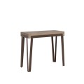 Ausziehbarer Konsolentisch 90x40/196 cm Rio Small mit rostfarbenem Gestell