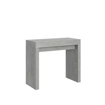 Roxell Konsolentisch – Ausziehbarer Konsolentisch 90 x 40/300 cm, Roxell Weiß-Esche
