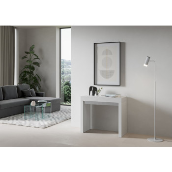Roxell Konsolentisch – Ausziehbarer Konsolentisch 90 x 40/300 cm, Roxell Weiß-Esche