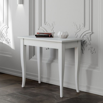 Sciabola Konsolentisch – Ausziehbarer Konsolentisch 90 x 48/308 cm, Sciabola Weiße Esche