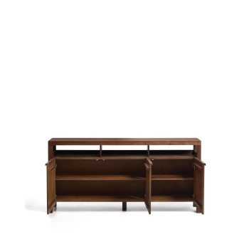 Norani Sideboard aus Massivholz und Akazienfurnier, 180 x 85 cm