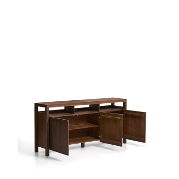 Norani Sideboard aus Massivholz und Akazienfurnier, 180 x 85 cm