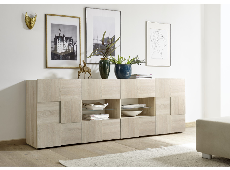 DAMA – Sideboard mit 2 Türen und 4 Schubladen