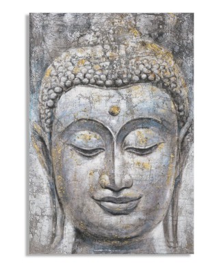Gemälde auf Leinwand: Buddha-Gesicht, Licht -A-