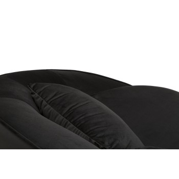 OSLO 3-Sitzer-Sofa mit schwarzen Kissen
