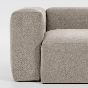Blok 5-Sitzer Ecksofa beige 320 x 290 cm /