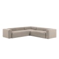 Blok 6-Sitzer Ecksofa, beige, 320 x 320 cm