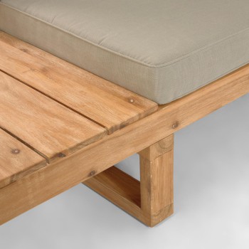 Flaviina 5-Sitzer-Ecksofa aus 100 % FSC-zertifiziertem Akazienholz