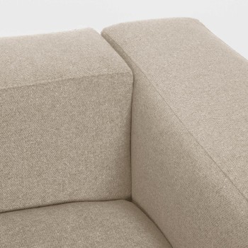 Blok 2-Sitzer-Sofa in Beige, 210 cm