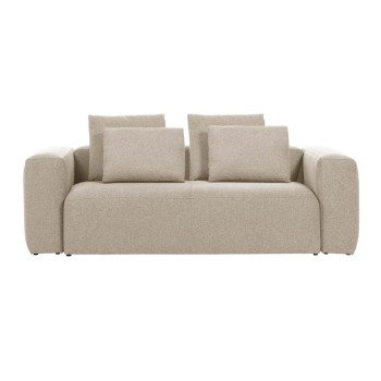 Blok 2-Sitzer-Sofa in Beige, 210 cm