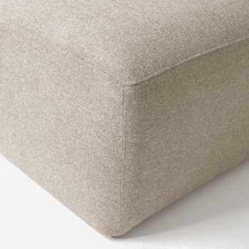 Blok 2-Sitzer-Sofa mit Chaiselongue rechts, beige, 240 cm