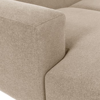 Blok 4-Sitzer-Sofa mit Chaiselongue links, beige, 330 cm