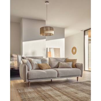Carlota 3-Sitzer-Sofa, beige, 213 cm