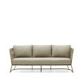 Saconca 3-Sitzer-Gartensofa aus Seil und verzinktem Stahl