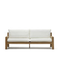 Forcanera 3-Sitzer-Sofa aus massivem Teakholz, 211 cm