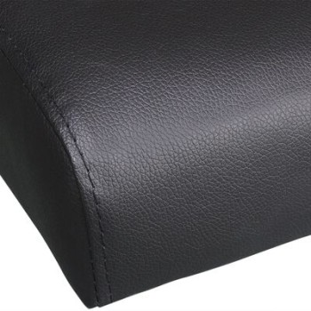 Verstellbares Schlafsofa mit 2 Kissen in Kunstleder