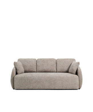 Laira 3-Sitzer-Schlafsofa in taubengrauem Chenille, 218 cm, FSC Mix-zertifiziert