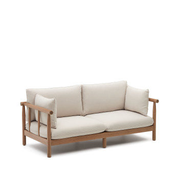 Sacova 2-Sitzer-Sofa aus massivem Eukalyptusholz, 195 cm