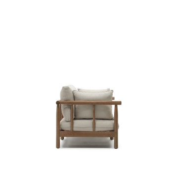 Sacova 2-Sitzer-Sofa aus massivem Eukalyptusholz, 195 cm