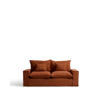 Anarela 2-Sitzer-Sofa mit abnehmbarem Bezug