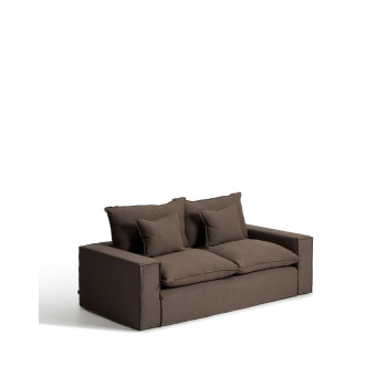 Anarela 2-Sitzer-Sofa mit abnehmbarem Bezug