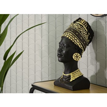MASAI-FRAU MIT TURBAN