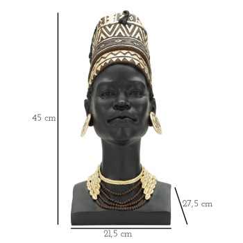 MASAI-FRAU MIT TURBAN