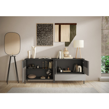 EVEREST – Sideboard mit 4 Türen und 1 Schublade