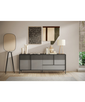 EVEREST – Sideboard mit 4 Türen und 1 Schublade