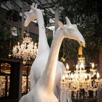 Giraffe in Love Outdoor (h 4 m) 19001WH QEEBOO