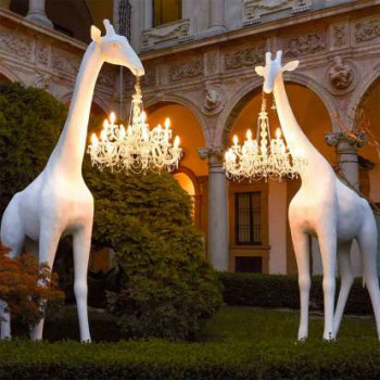 Giraffe in Love Outdoor (h 4 m) 19001WH QEEBOO