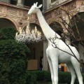 Giraffe verliebt im Freien (h 4 m) QEEBOO