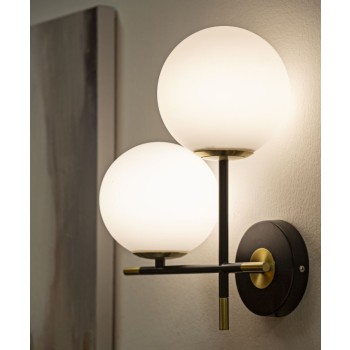 Dunkle Doppelwandlampe