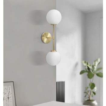 GLAMOURÖSE DOPPELWANDLAMPE