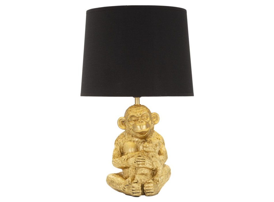 Tischlampe mit Affenmama-Motiv