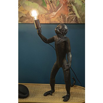 Tischlampe „Schwarzer Affe“