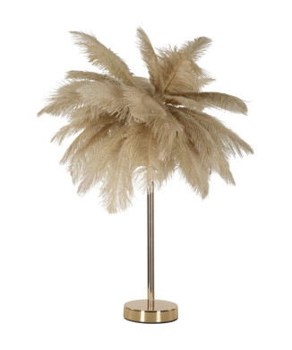 Tischlampe aus Kamelpalme