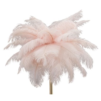 Tischlampe in Rosa Palme