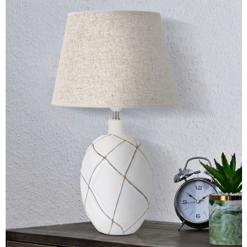 Linien Harz Tischlampe