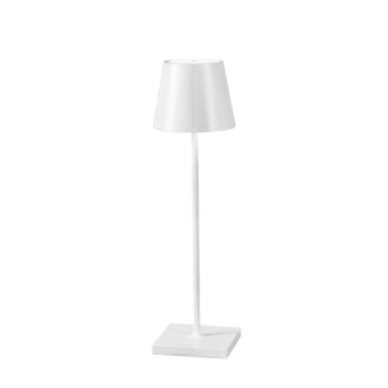 Wiederaufladbare LED-Tischleuchte für Getränke, weiß, 2,2 W, 190 lm, 3000 K, dimmbar, IP54, 7 x 25 cm