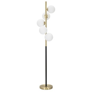 GLAMOURÖSE DUNKLE STEHLAMPE