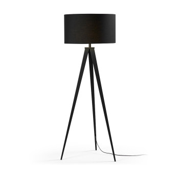 Iguazu Stehlampe, schwarz